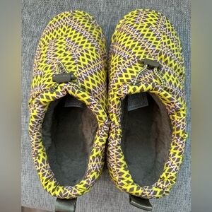 UGG Yellow Patterned Mules